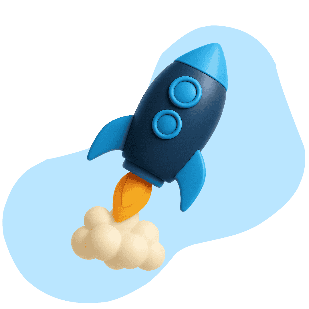 Rocket Growth AI Illustration